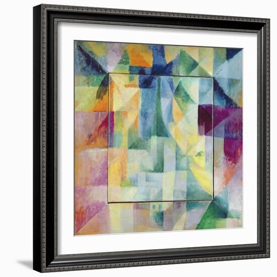 Simultaneous Windows on the City, 1912-Robert Delaunay-Framed Giclee Print