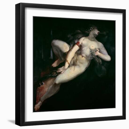 Sin Pursued by Death-Henry Fuseli-Framed Giclee Print