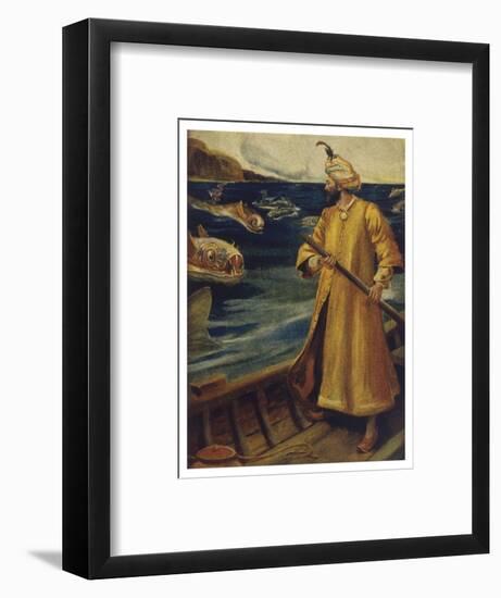 Sinbad See Strange Sight-null-Framed Art Print