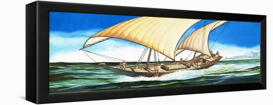 Sinbad the Sailor-Nadir Quinto-Framed Premier Image Canvas