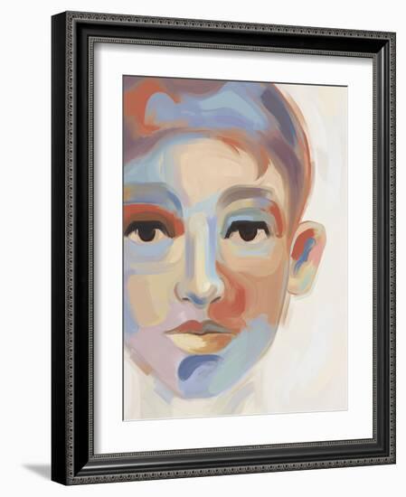 Sincere Contemplation - Look-Aria Ellis-Framed Giclee Print