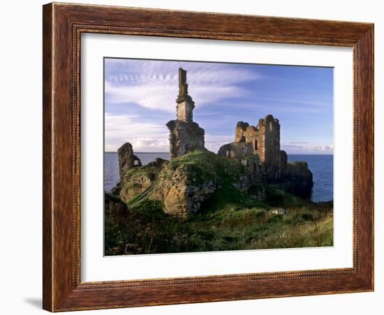 Sinclair Castle Near Wick, Caithness, Scotland, United Kingdom, Europe-Patrick Dieudonne-Framed Photographic Print