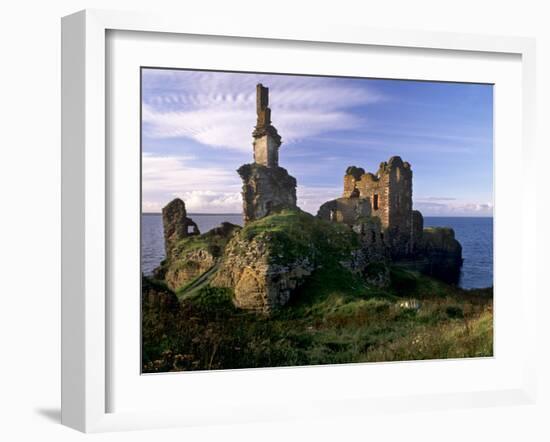 Sinclair Castle Near Wick, Caithness, Scotland, United Kingdom, Europe-Patrick Dieudonne-Framed Photographic Print