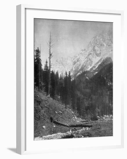 Sindh Valley Glaciers, Kashmir, India, Early 20th Century-F Bremner-Framed Giclee Print