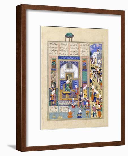 Sindukht Comes to Sam Bearing Gifts, C.1500-1540S-null-Framed Giclee Print