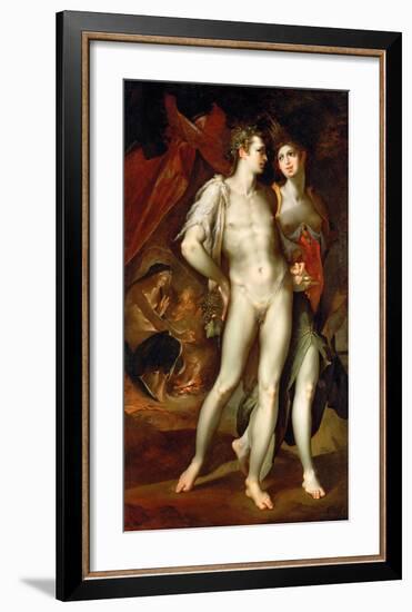 Sine Cerere et Baccho Friget Venus-Bartholomeus Spranger-Framed Premium Giclee Print