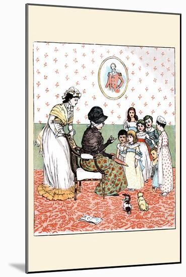 Sing a Song of Sixpence; Poem Related to Children by a Elderly Woman-Randolph Caldecott-Mounted Art Print