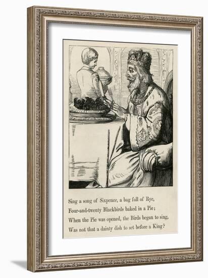 Sing a Song of Sixpence-T. Dalziel-Framed Art Print