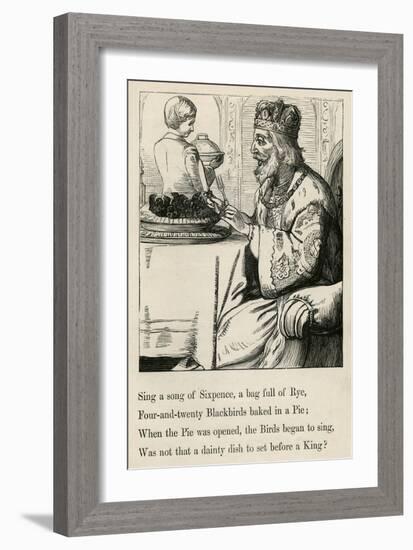 Sing a Song of Sixpence-T. Dalziel-Framed Art Print