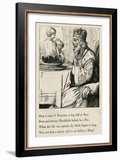 Sing a Song of Sixpence-T. Dalziel-Framed Art Print