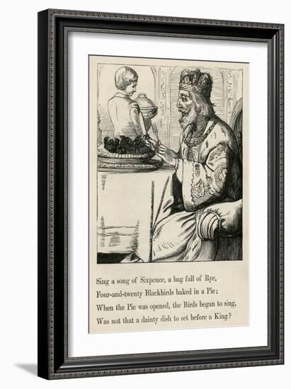 Sing a Song of Sixpence-T. Dalziel-Framed Art Print