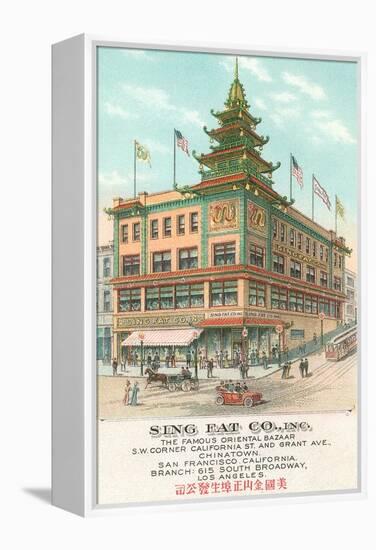 Sing Fat Company, Chinatown, San Francisco, California-null-Framed Stretched Canvas
