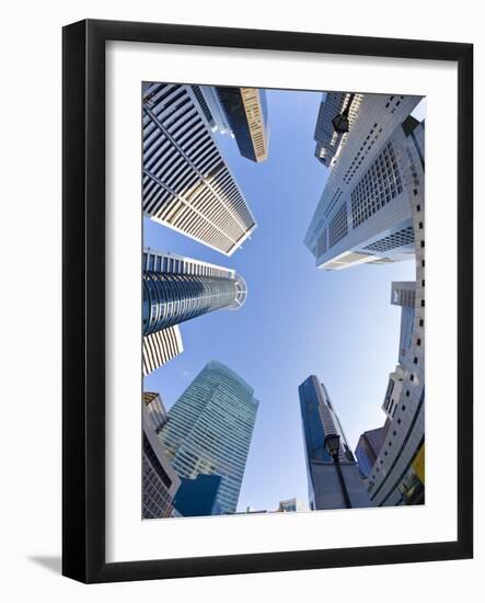 Singapore, Cbd, Financial Centre Office Buildings-Gavin Hellier-Framed Photographic Print