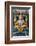 Singapore, Chinatown, Sri Mariamman Hindu Temple, Detail of Hindu Deity, Ganesh-Walter Bibikow-Framed Photographic Print