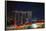 Singapore, Cityscape View and Lightshow of Downtown-Jaynes Gallery-Framed Premier Image Canvas