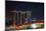 Singapore, Cityscape View and Lightshow of Downtown-Jaynes Gallery-Mounted Photographic Print