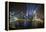 Singapore. Downtown Overview at Night-Jaynes Gallery-Framed Premier Image Canvas