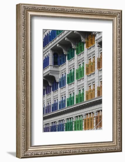 Singapore, Mita Building, Ministry of Information and the Arts, Housed in Former Police Barracks-Walter Bibikow-Framed Photographic Print