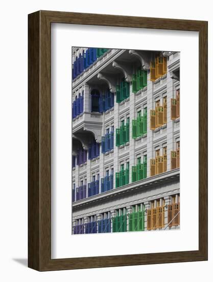 Singapore, Mita Building, Ministry of Information and the Arts, Housed in Former Police Barracks-Walter Bibikow-Framed Photographic Print