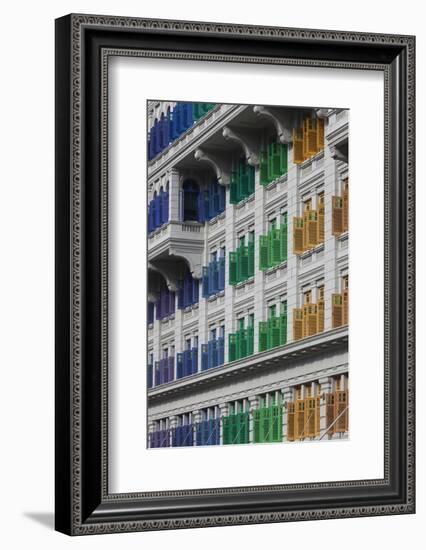 Singapore, Mita Building, Ministry of Information and the Arts, Housed in Former Police Barracks-Walter Bibikow-Framed Photographic Print