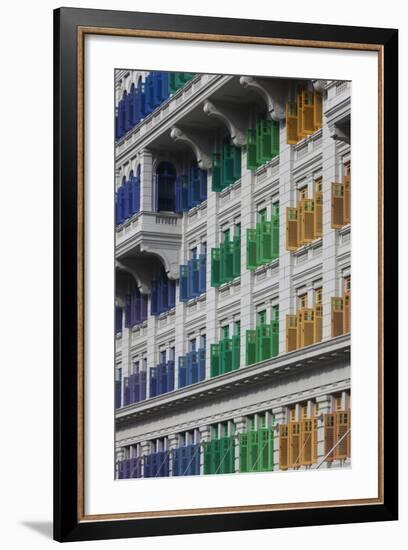 Singapore, Mita Building, Ministry of Information and the Arts, Housed in Former Police Barracks-Walter Bibikow-Framed Photographic Print