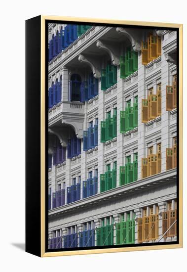 Singapore, Mita Building, Ministry of Information and the Arts, Housed in Former Police Barracks-Walter Bibikow-Framed Premier Image Canvas