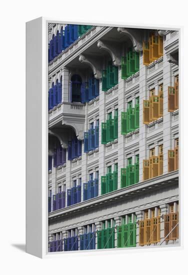 Singapore, Mita Building, Ministry of Information and the Arts, Housed in Former Police Barracks-Walter Bibikow-Framed Premier Image Canvas