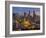 Singapore, Singapore Skyline Financial District Illuminated at Dusk, Asia-Gavin Hellier-Framed Photographic Print