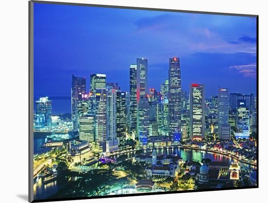 Singapore skyline-Murat Taner-Mounted Photographic Print