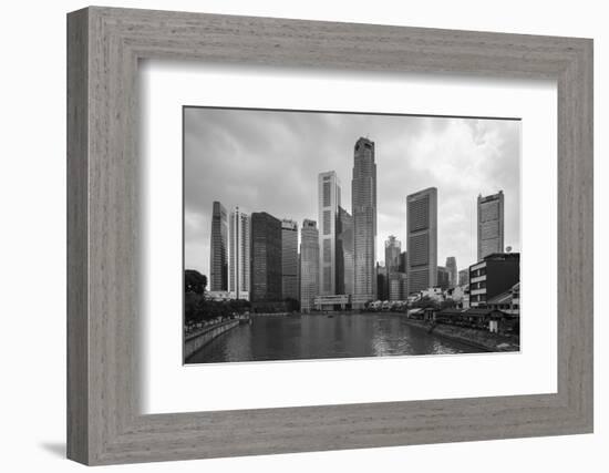 Singapore Skyline-Paul Souders-Framed Photographic Print