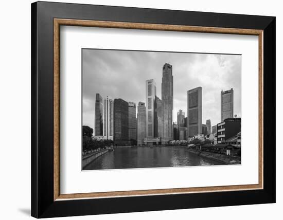 Singapore Skyline-Paul Souders-Framed Photographic Print