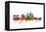 Singapore Skyline-Michael Tompsett-Framed Stretched Canvas