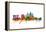 Singapore Skyline-Michael Tompsett-Framed Stretched Canvas