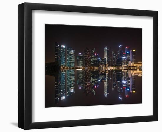 Singapore Skyline-Marco Carmassi-Framed Photographic Print