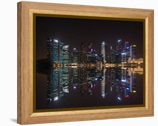 Singapore Skyline-Marco Carmassi-Framed Premier Image Canvas