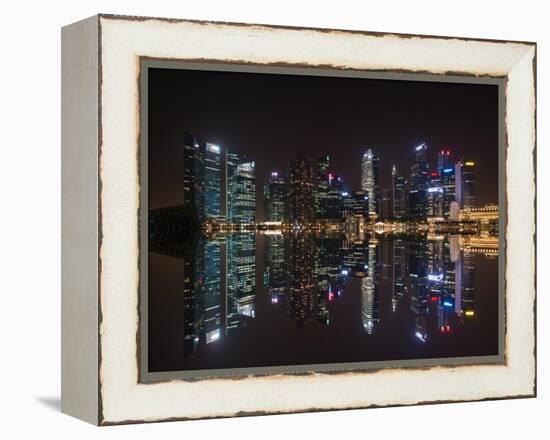 Singapore Skyline-Marco Carmassi-Framed Premier Image Canvas