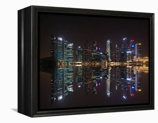 Singapore Skyline-Marco Carmassi-Framed Premier Image Canvas
