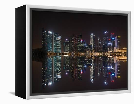 Singapore Skyline-Marco Carmassi-Framed Premier Image Canvas