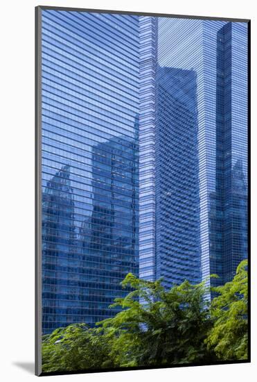 Singapore Skyscraper Detail at Marina Bay-Harry Marx-Mounted Photographic Print