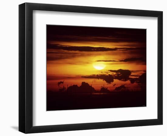 Singapore Sunset-null-Framed Photographic Print