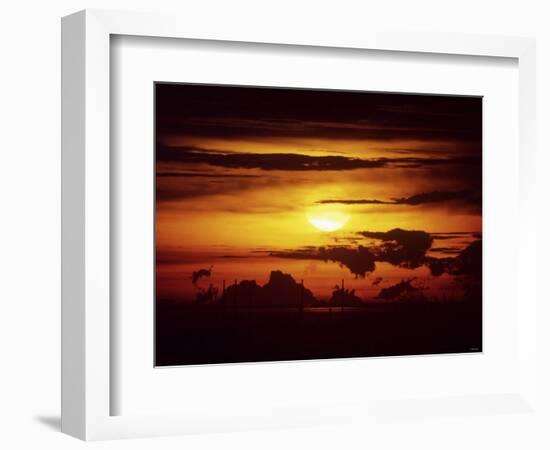 Singapore Sunset-null-Framed Photographic Print