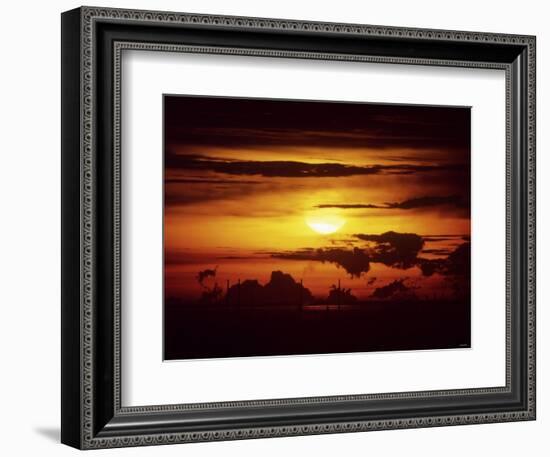 Singapore Sunset-null-Framed Photographic Print