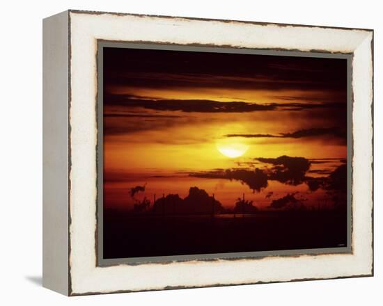 Singapore Sunset-null-Framed Premier Image Canvas