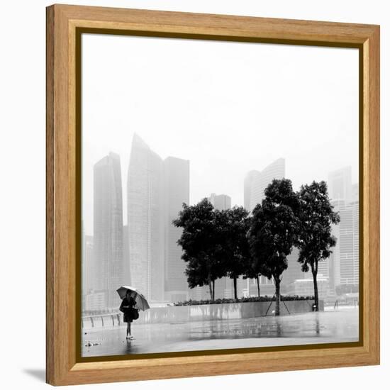 Singapore Umbrella-Nina Papiorek-Framed Premier Image Canvas