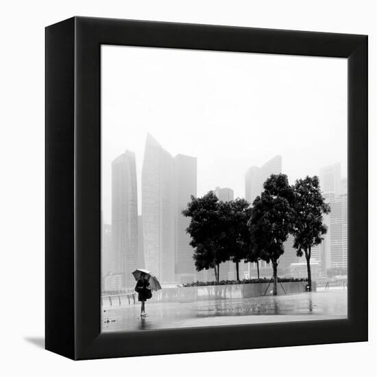 Singapore Umbrella-Nina Papiorek-Framed Premier Image Canvas