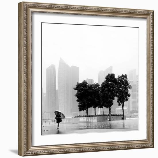 Singapore Umbrella-Nina Papiorek-Framed Photographic Print