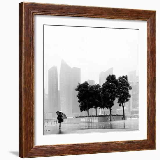 Singapore Umbrella-Nina Papiorek-Framed Photographic Print