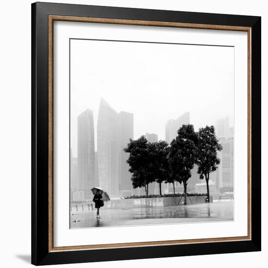 Singapore Umbrella-Nina Papiorek-Framed Photographic Print