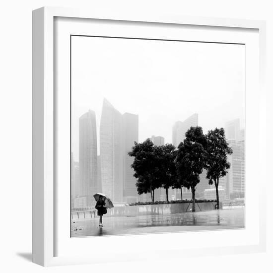 Singapore Umbrella-Nina Papiorek-Framed Photographic Print