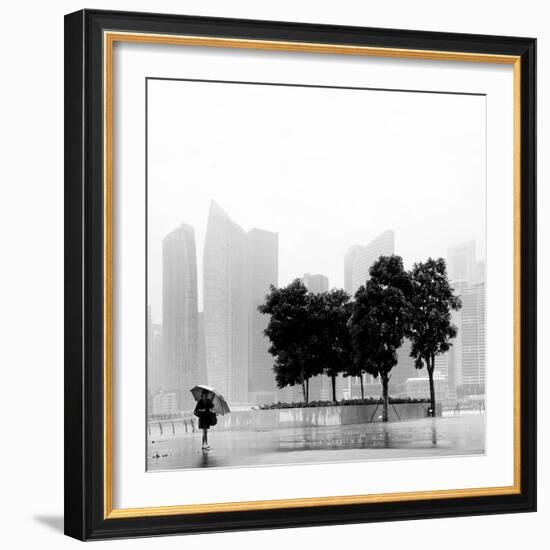 Singapore Umbrella-Nina Papiorek-Framed Photographic Print